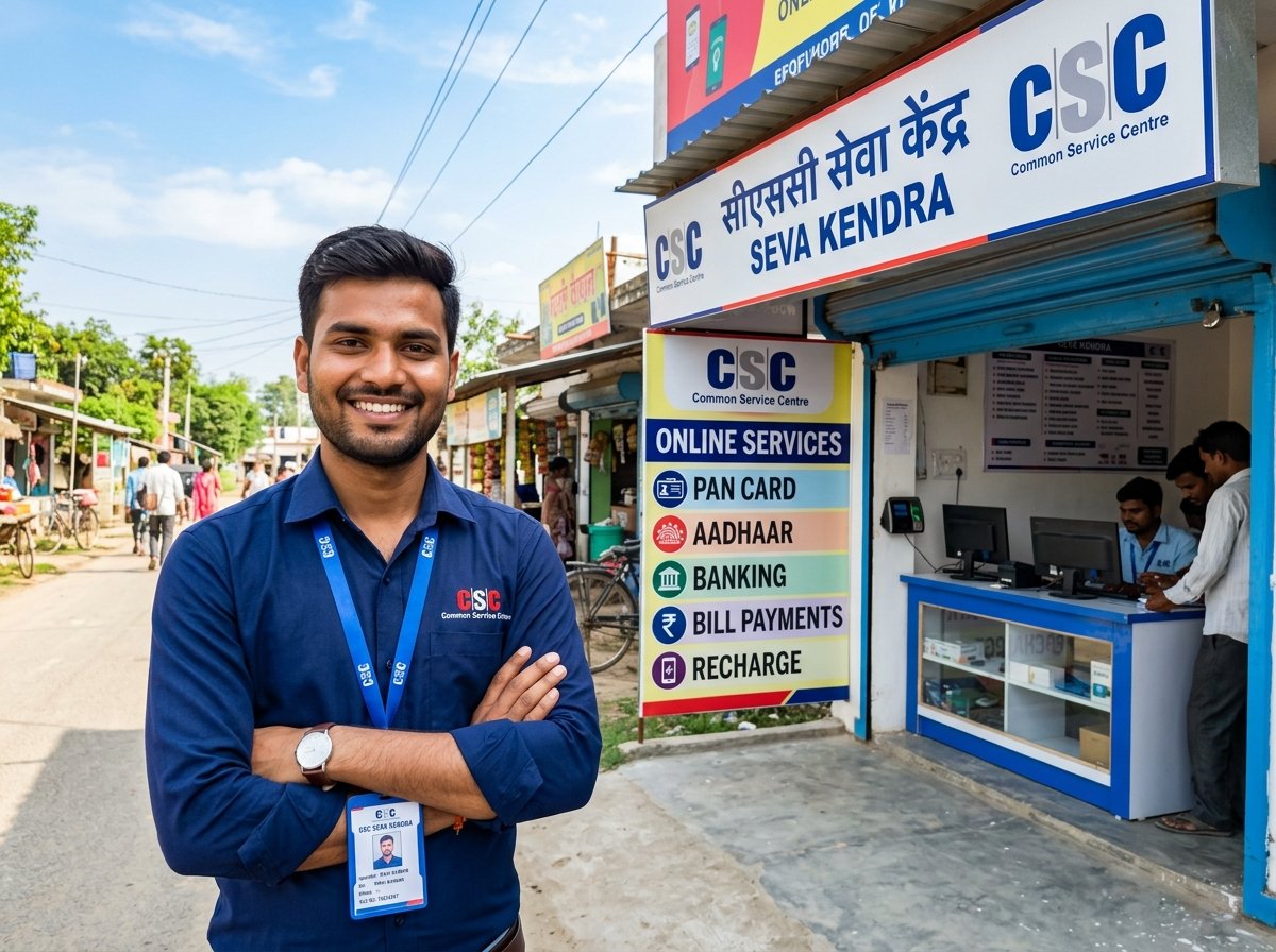 CSC Seva Kendra Operator Man